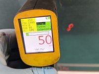 Drzwi przód prawe Mitsubishi Outlander II 5d błękitny A86A