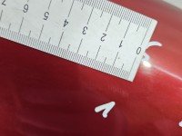 Błotnik przód prawy Renault Clio II bordowy TEB76