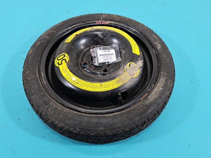 Koło zapasowe 14" dojazdowe dojazdówka Vw Polo III 6N Rozstaw śrub: 4x100, Continental, 3,5 j14 ET 42 105/70/R14, 6N2POLO Koło zapasowe 14" dojazdowe dojazdówka Vw Polo III 6N Rozstaw śrub: 4x100, Continental, 3,5 j14 ET 42 105/70/R14, 6N2POLO