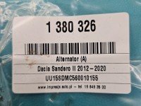 TEST Alternator Dacia Sandero II 12-20 231007582R 1.0 12V SCe