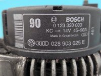 TEST Alternator Audi 80 B4 028903025E, 0123320003 1.9 tdi