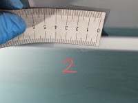 DRZWI PRZÓD LEWE KIEROWCY Vw Passat B3 5d błękitny LA6Z