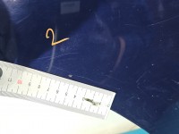 Drzwi tył prawe Vw Polo IV 9N HB 5d granatowy LB5N