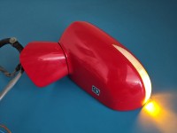 Lusterko lewe pin Honda Jazz II HB 5d kolor czerwony europa