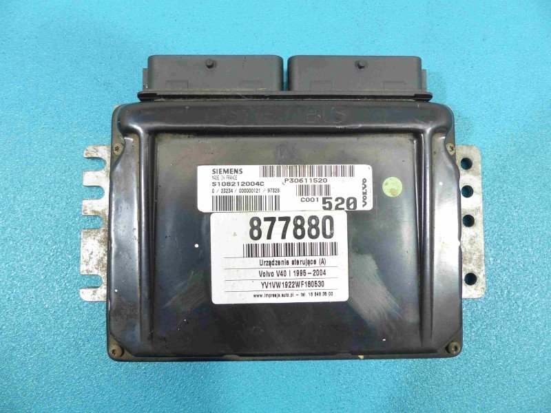 Komputer zestaw Volvo V40 S40 S108212004C 2.0 TB