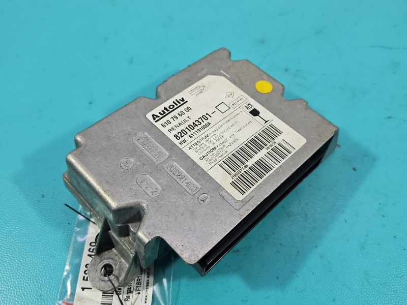 Sterownik poduszek airbag Renault Clio III 8201043701