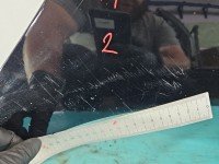 Błotnik przód prawy Mercedes W169 czarny 696