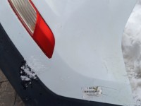 Zderzak tył Kia Sportage III 10-15 biały WD HB