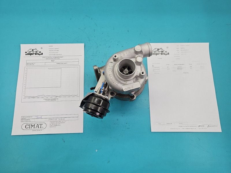 Turbosprężarka Regenerowana Audi A4 B7 454231-2, 038145702H 1.9 tdi 116KM