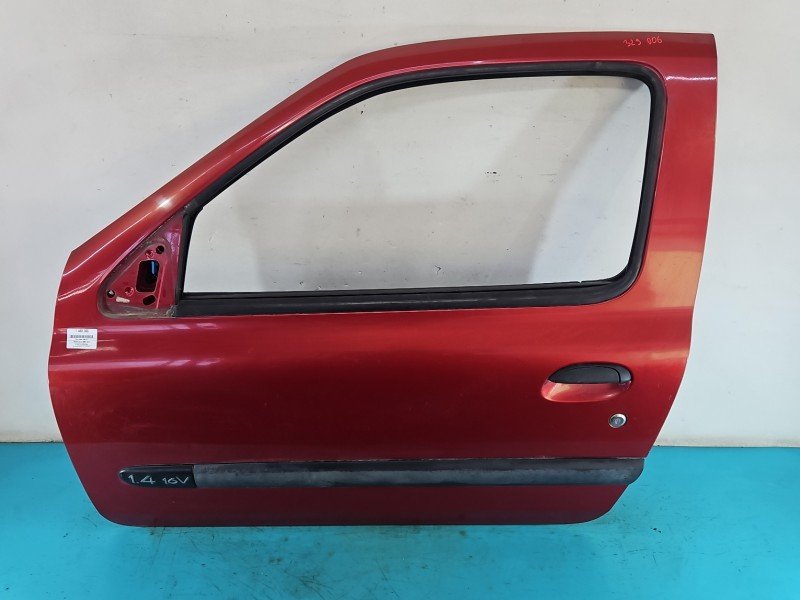 DRZWI PRZÓD LEWE KIEROWCY Renault Clio II 3d bordowy TE876 DRZWI PRZÓD LEWE KIEROWCY Renault Clio II 3d bordowy TE876