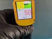 Drzwi tył lewe Toyota Yaris II HB 5d srebrny 1F8