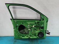 DRZWI PRZÓD LEWE KIEROWCY Skoda Fabia III 5d zielony LF6Z