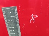 DRZWI PRZÓD LEWE KIEROWCY Honda Jazz II 5d czerwony