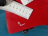 Błotnik przód lewy Kia Picanto I czerwony