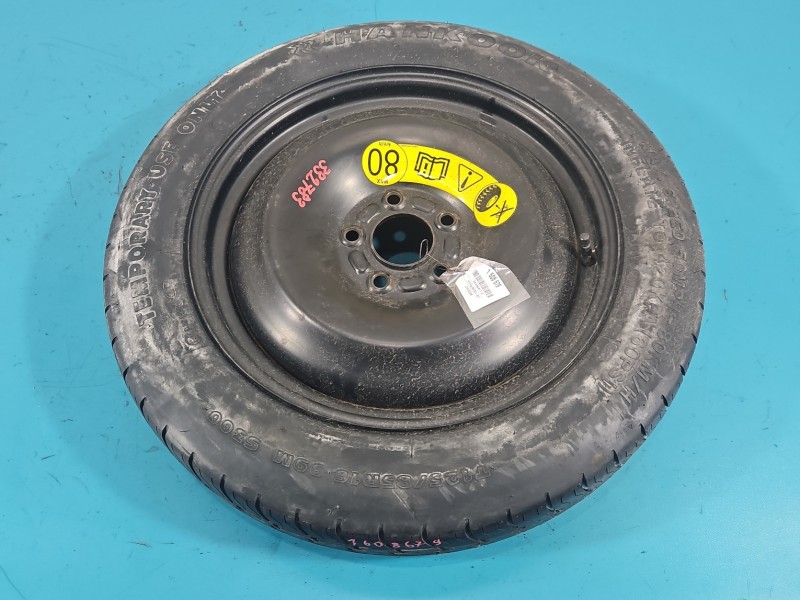 Koło zapasowe 16" dojazdowe dojazdówka Ford Focus Mk2 Rozstaw śrub: 5x108, Hankook, 125 mm, Profil opony: 85, Kod...