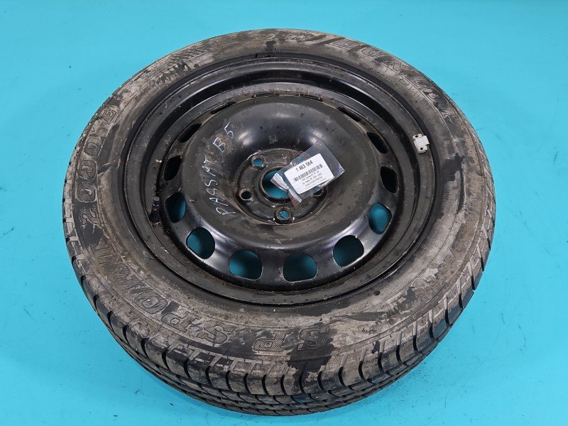 Koło zapasowe 16" dojazdowe dojazdówka Vw Passat B5 Rozstaw śrub: 5x115, Dunlop, 205 mm, Profil opony: 55, 205/55R/16 5X112... Koło zapasowe 16" dojazdowe dojazdówka Vw Passat B5 Rozstaw śrub: 5x115, Dunlop, 205 mm, Profil opony: 55, 205/55R/16 5X112...