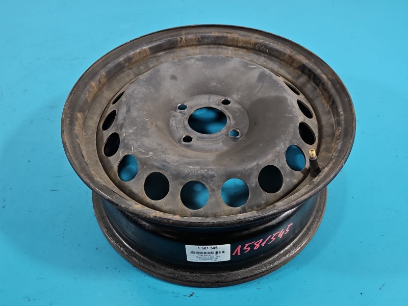 Felga stalowa 15" Renault Clio IV 12-20 Szerokość felgi: 6.0", Rozstaw śrub: 4x100, RENAULT, Kod producenta: rc4, 6Jx15H2...