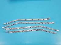 Listwa dekor deski Mercedes W212 A2127200722, A2127300222, A2126801207 odklejona listwa przy kratce środkowej,11 elementów