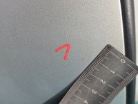 Drzwi tył prawe Vw Golf VI HB 5d srebrny LR7L
