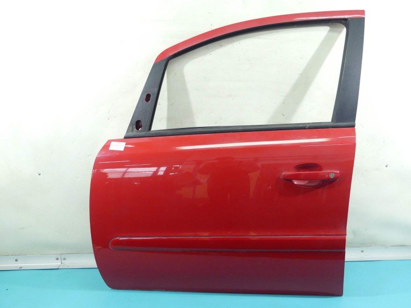 Drzwi przód lewe Opel Zafira B 5d Czerwony Magma (Magma Red, kod lakieru: 79U)