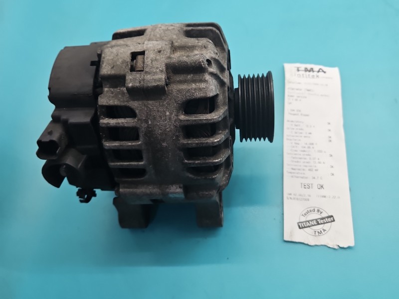 TEST Alternator Peugeot Bipper 1.4 8V 9665577780, 2607210A