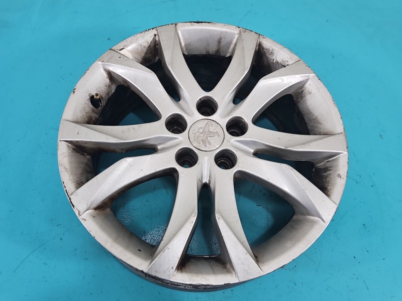 Felga aluminiowa 17" Peugeot 508 I alufelga Szerokość felgi: 7.0", Rozstaw śrub: 5x108, PEUGEOT, srebrny, 5645686, R17 5X108...