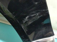 Błotnik przód lewy Vw Touareg I 7L czarny L041