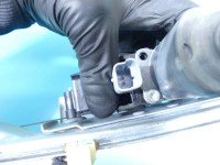 Podnośnik przód prawy SZYBY WINDA 9674254380, 0130822702 Peugeot 208 I Peugeot, Pęknięty ślizg , 2pin 5d HB