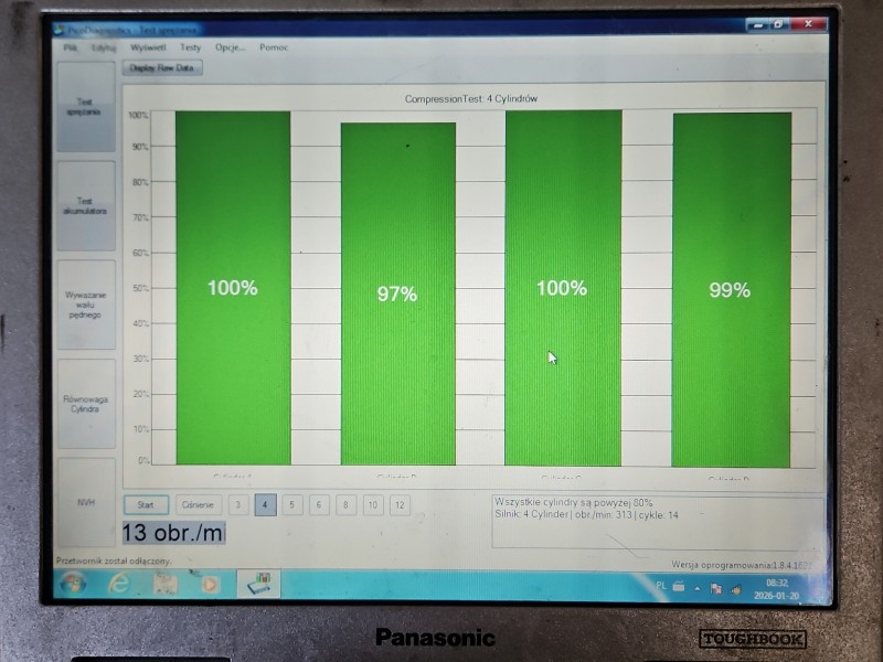 Silnik BK77399 Ford Focus Mk3 1.6 tdci 95KM ODPALANY FILM POMIAR
