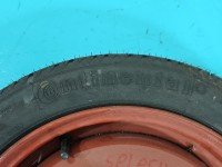 Koło zapasowe 15" dojazdowe dojazdówka Suzuki Splash Rozstaw śrub: 4x100, Continental, 125 mm, Profil opony: 70, Continental...