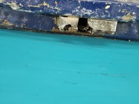 Klapa tył Vw Transporter T4 HB 5d granatowy