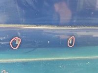 DRZWI PRZÓD PRAWE PASAŻERA Ford Fiesta Mk6 3d granatowy E2