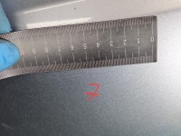 Klapa tył Honda CR-V II 01-06 HB 5d srebrny