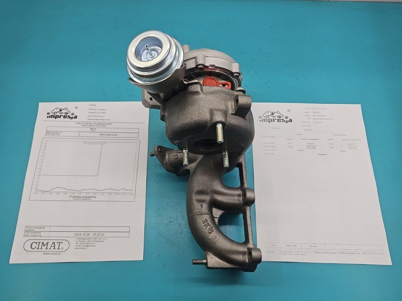 Turbosprężarka Regenerowana Audi A3 8L 716860-2, 038253016E 1.9 tdi 131KM