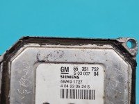 Komputer Sterownik silnika 55351752, 5WK91727 Opel Zafira A 1.8 16V