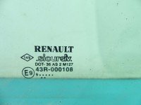 Szyba drzwi przód prawa Renault Twingo I HB