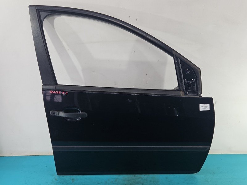 DRZWI PRZÓD PRAWE PASAŻERA Ford Fiesta Mk6 5d czarny D2