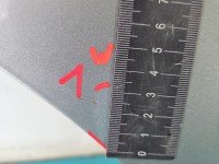 Drzwi tył prawe LEXUS IS I 98-05 sedan 4d srebrny 1C0