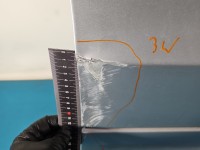 DRZWI PRZÓD PRAWE PASAŻERA AUDI Q5 08- 5d srebrny LX7W