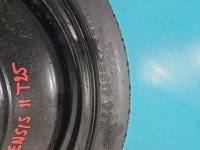 Koło zapasowe 17" dojazdowe dojazdówka Toyota Avensis II T25 Rozstaw śrub: 5x100, Bridgestone, 125 mm, Profil opony: 70,...