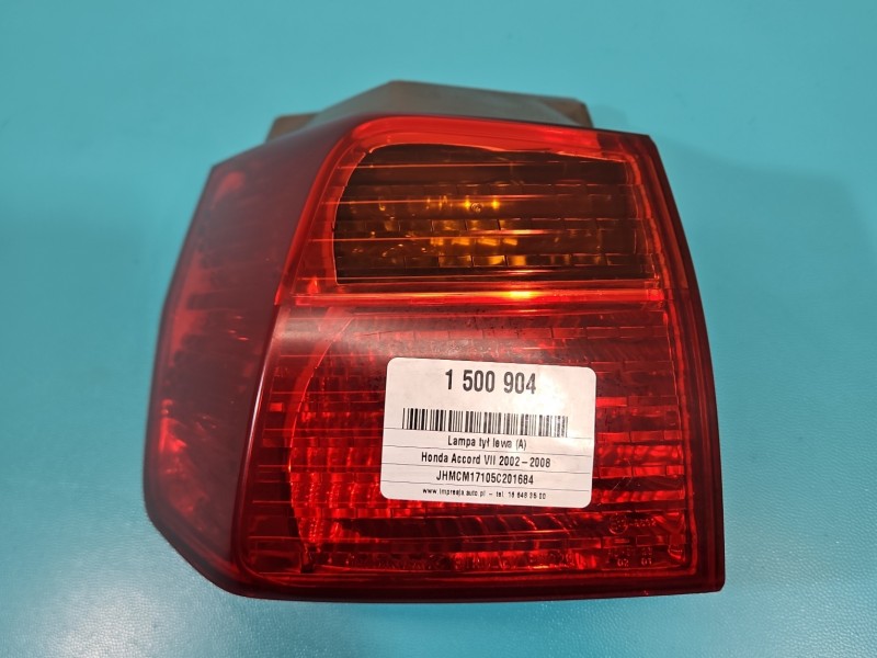 Lampa tył lewa Producent części: Honda, STANLEY kombi w błotnik Honda Accord VII 02-08 kombi