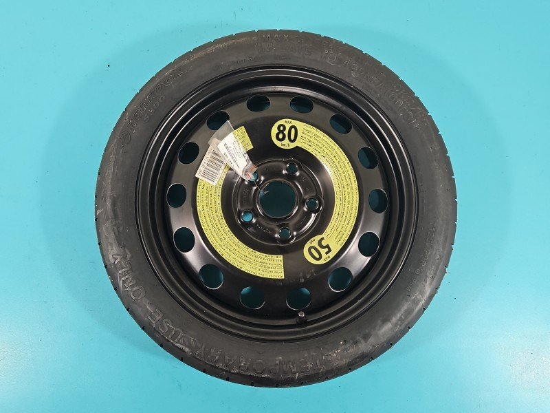 Koło zapasowe 16" dojazdowe dojazdówka Vw Golf plus Rozstaw śrub: 5x112, Hankook, 125 mm, Profil opony: 70, 125/70/R16 5X112... Koło zapasowe 16" dojazdowe dojazdówka Vw Golf plus Rozstaw śrub: 5x112, Hankook, 125 mm, Profil opony: 70, 125/70/R16 5X112...