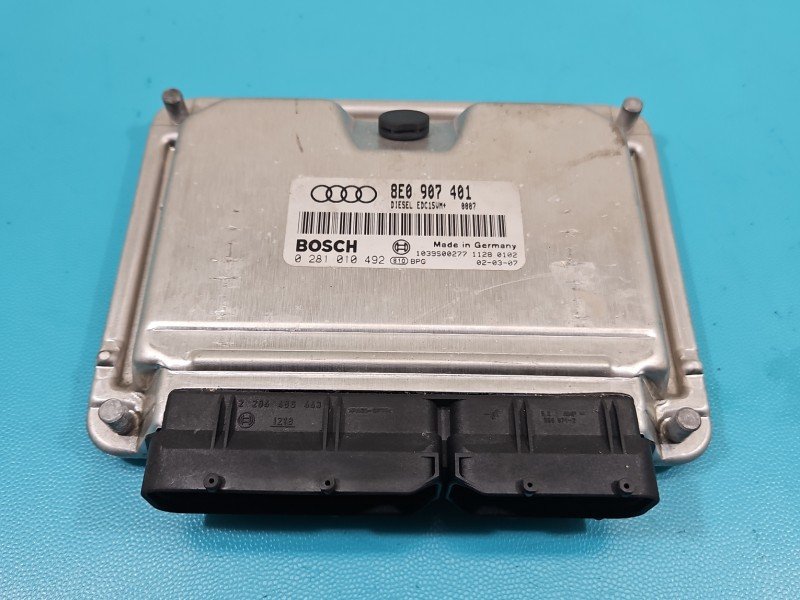 Komputer Sterownik silnika 8E0907401, 0281010492 Audi A4 B6 2.5 tdi Komputer Sterownik silnika 8E0907401, 0281010492 Audi A4 B6 2.5 tdi