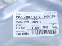 Podnośnik tył prawy SZYBY WINDA 0130822638, 83460-1P000, 83480-1P010 Europejska, 2 pin Kia Venga HB