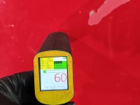 Maska przednia Audi A4 B7 czerwony LY3J