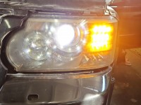 Reflektor lewy lampa przód Land Range Rover III L322 01-12 EUROPA 1307329246