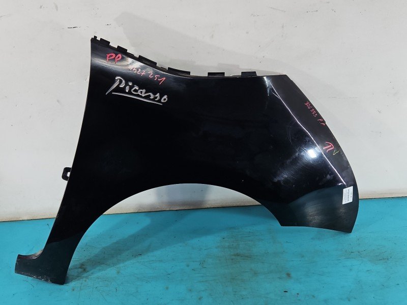 Błotnik przód prawy Citroen C4 Grand picasso I 06-13 czarny EXYB