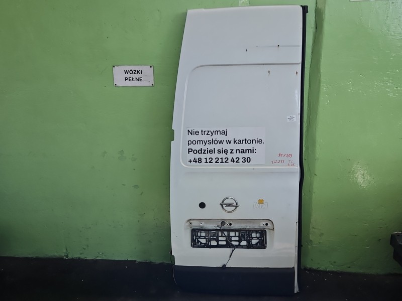 Drzwi tył lewe Opel Movano III HB 5d D389