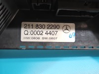 Konsola panel nawiewu Mercedes W211 2118302290
