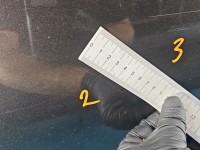 Drzwi tył lewe Lancia Delta III 08-14 HB 5d grafitowy 284